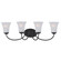 Logan Four Light Bath Vanity in Black (16|10054FTBK)