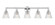 Auden Five Light Vanity in Chrome (224|7704-5V-CH)