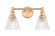 Auden Two Light Vanity in Modern Gold (224|7704-2V-MGLD)