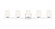 Nextra Five Light Vanity in Chrome (224|7703-5V-CH)