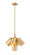 Lumina Five Light Chandelier in Modern Gold (224|7520-5MGLD)