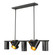 Lumina Seven Light Linear Chandelier in Matte Black (224|7520-7L-MB)