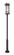 Fortis Three Light Outdoor Post Mounted Fixture in Sand Black (224|5031PHXLR-5010P-BK)