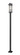 Fortis Two Light Outdoor Post Mounted Fixture in Sand Black (224|5031PHBS-536P-BK)
