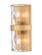 Meridian Two Light Wall Sconce in Rubbed Brass (224|3053-2SS-RB)
