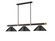 Vanguard Three Light Billiard in Matte Black + Rubbed Brass (224|3050-3MB-RB-MMB)