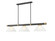 Vanguard Three Light Billiard in Matte Black + Rubbed Brass (224|3050-3MB-RB-AWL14)