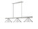 Vanguard Three Light Billiard in Brushed Nickel (224|3050-3BN-MBN)