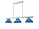 Vanguard Three Light Billiard in Brushed Nickel (224|3050-3BN-ARDB)