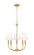 Tova Five Light Chandelier in Rubbed Brass (224|3049-18C-RB)