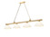 Cordon Four Light Billiard in Heritage Brass (224|2306-4HBR-PWH)