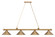 Cordon Four Light Billiard in Heritage Brass (224|2306-4HBR-HBR15)