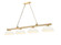 Cordon Four Light Billiard in Heritage Brass (224|2306-4HBR-DMO14)