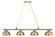 Cordon Four Light Billiard in Heritage Brass (224|2306-4HBR-D13HBR)
