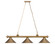 Cordon Three Light Billiard in Heritage Brass (224|2306-3HBR-HBR15)