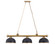 Cordon Three Light Billiard in Heritage Brass (224|2306-3HBR-D12BRZ+HBR)