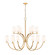 Cordelia 12 Light Chandelier in Modern Gold (224|2016-12MGLD)