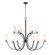 Cordelia 12 Light Chandelier in Matte Black (224|2016-12MB)