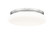 Soleil One Light Flush Mount in Brushed Nickel (224|1025F16-BN-LED)