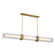 Lumina LED Linear Chandelier in Legacy Brass (7|5667-732-L)
