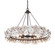 Ravelin Eight Light Pendant in Dark Bronze (29|N1528-860)