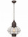 Ellington One Light Pendant in Bronze (405|9612-BZ-CL)