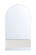 Erabel LED Mirror in Onyx White (40|50819-027)