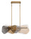 Grotto LED Linear Chandelier in Antique Brass (40|50462-025)