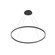 Compass LED Pendant in Black (326|COM-48P-BL-27U-30K)
