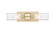 Downtown Urban Two Light Bath Vanity in Champagne Bronze (405|617-2W-CB-G617-8SDY)
