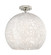 Downtown Urban One Light Semi-Flush Mount in Polished Nickel (405|434-1F-PN-G1216-14WM)