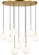 Sorelle Nine Light Chandelier in Estate Brass (454|SCRJCH206EBSOEG-LI)