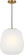 Nico One Light Pendant in Satin Brass (454|SCDJPD136SBEG-LI)