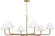 Fiona Six Light Chandelier in Aged Iron (454|SCCHCCH113AIBAWWL-LI)
