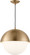 Hyde One Light Pendant in Satin Brass (454|DJP1041SBE)