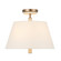 Rockford Three Light Semi-Flush Mount in Brontourage/Travartine (137|576S03BG)