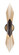 Aristocrat Two Light Wall Sconce in Dark Bronze / French Gold (137|570W02DBFG)