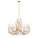 Petal Court Nine Light Pendant in French Gold (137|558P09FG)