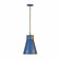 Brasserie One Light Pendant in French Blue/Heritage Bronze (137|536M01FBBRZ)