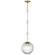 Isadora LED Pendant in Antique-Burnished Brass (268|JN 5190AB-CG)