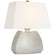 Emiko LED Table Lamp in Antiqued White (268|CHA 8667AWC-L)