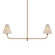 Ryle Two Light Linear Pendant in Patina Brass (428|H1175902B-PBR)