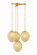 Cherrytown Four Light Chandelier in Aged Brass (70|7404-AGB)