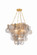 Aran Nine Light Chandelier in Vintage Gold Leaf (68|101-27-VGL)