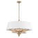 Bellflower Five Light Convertible Pendant in Champagne Gold (577|208351A)