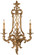 Metropolitan Family Three Light Wall Sconce in Renaissance Gold (29|N9803)