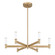 Ines LED Chandelier in Champagne Gold (577|208246A)