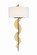 Navia LED Wall Sconce in Sand Coal With Ardent Gold Leaf (29|N7920-682-L)