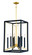 Sable Point Eight Light Pendant in Sand Black With Honey Gold (29|N7858-707)