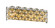 Brookcrest Four Light Bath in Sand Coal With Gold Highlights (29|N7844-711)